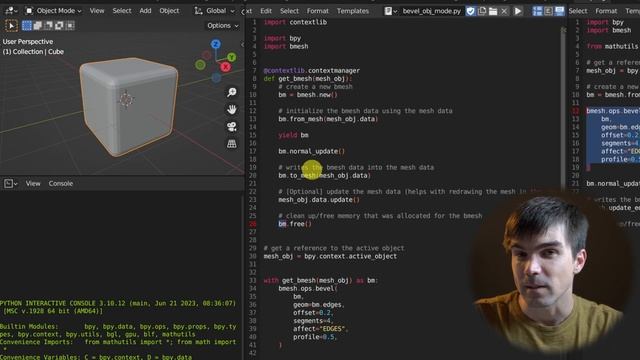Mesh Editing in Blender with Python: I Wish I'd Learned THIS Sooner смотреть онлайн