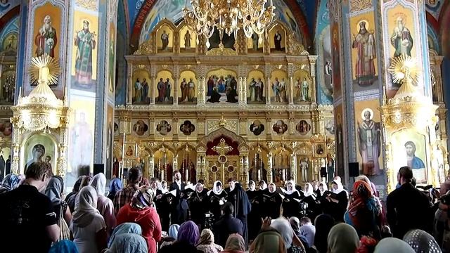 Ирмосы канона Рождества Христова. Болгарский распев. Празд. хор Свято-Елисаветинского монастыря. смотреть онлайн