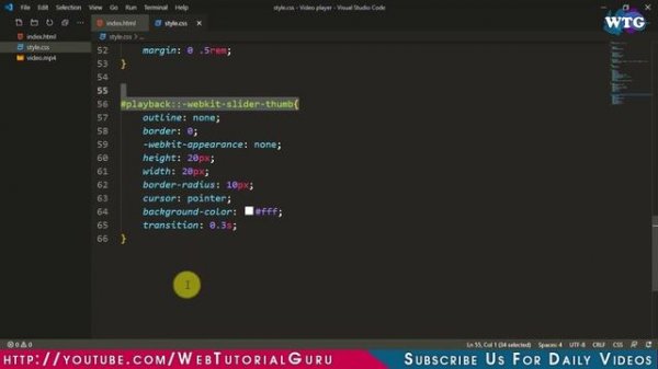 Build HTML5 video player using HTML CSS JS Tutorial | HTML CSS | html5 video player html css