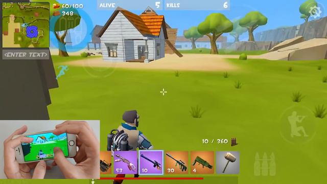 iPhone 5s - Rocket Royale 4 Fingers Claw Handcam Gaming Test смотреть онлайн