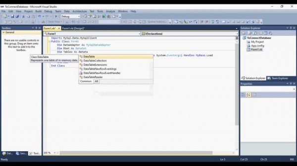 Visual Studio 2010 To Connect phpMyAdmin Database