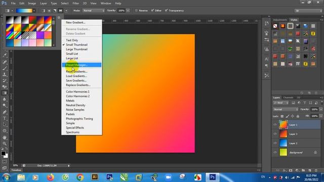 Hướng dẫn cách tải, cài đặt và sử dụng thư viện Gradients được tạo sẵn trong Photoshop CS6 смотреть онлайн