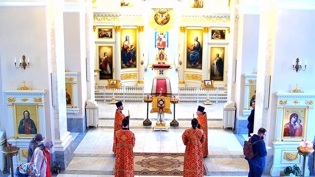 29.04.2023 18-00 Прямая трансляция в Храме Рождества Христова на Песках, Санкт-Петербург. смотреть онлайн