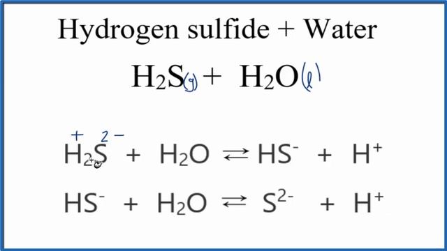 H2S + H2O (Hydrogen sulfide + Water) смотреть онлайн