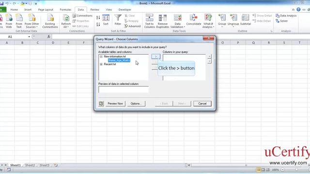 Retrieve Data By Using Microsoft Query смотреть онлайн