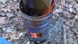 Печка Щепочница (Обзор, тест)