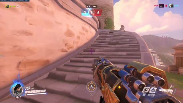 Связка 2 игрока #1 | фара-мерси | Ранг 1500-2500 | Overwatch смотреть онлайн