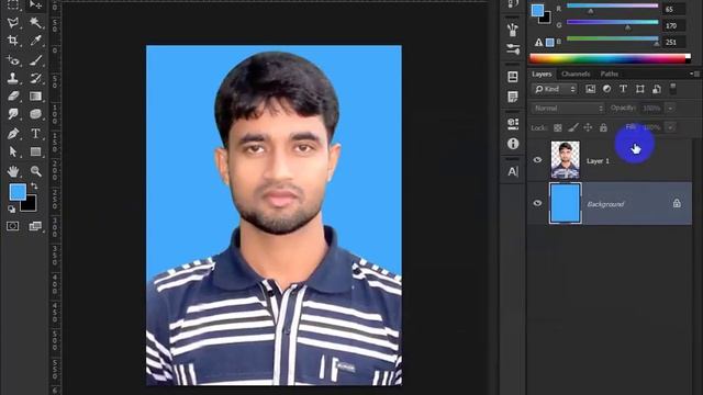 photoshop tutorial for making a pasport Size Photo смотреть онлайн