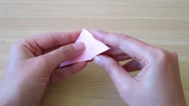Оригами - цветок из бумаги, 4 лепестка | Origami flower #3 смотреть онлайн