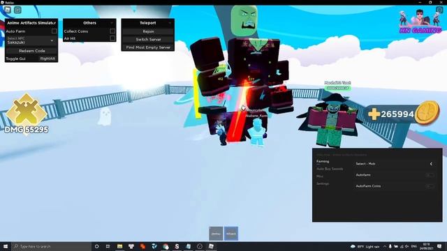 [ROBLOX] HACK ANIME ARTIFACTS SIMULATOR AUTO FARM, FARM COIN, INCREASE DMG / SCRIPT FREE смотреть онлайн