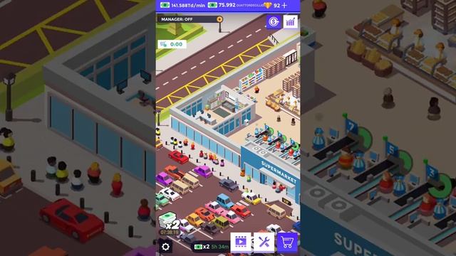 Idle Supermarket Tycoon - Get the bonuses without watching Ads смотреть онлайн
