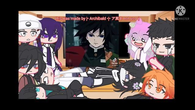 All Hashiras react to giyuu | Demon slayer | .•° part 1 °•. смотреть онлайн