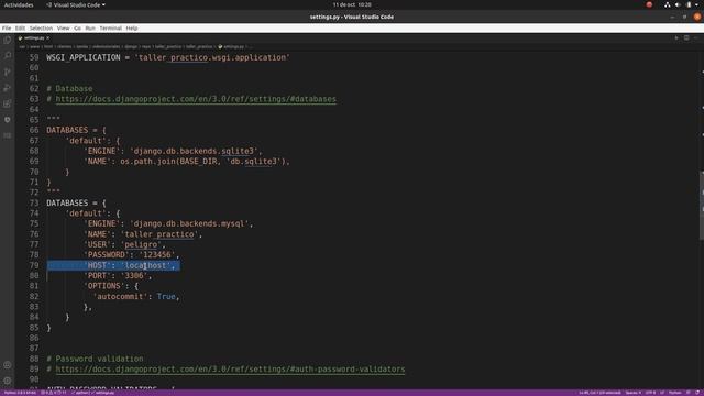 Videotutorial 5 Taller Práctico de Django. Mysql y migraciones смотреть онлайн