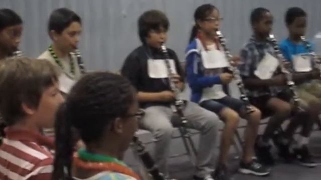 Gabriel Playing The Clarinet Oh My! May/2014