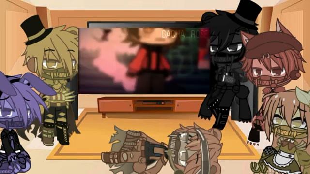 past nightmare react to chris future//fnaf//gacha club смотреть онлайн