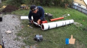 Монтаж вывода канализации в каркасном доме