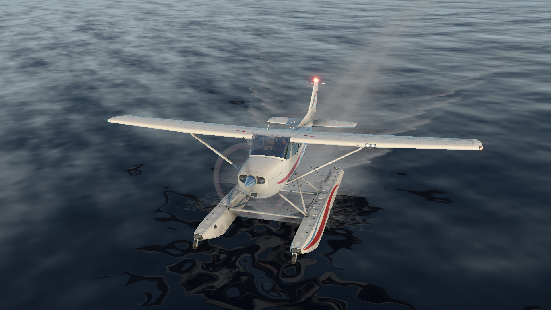 X-Plane 11. Cessna Skyhawk(Floats)