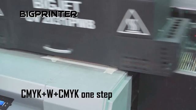 BIGPRINTER different way of printing on glass with and without white color (long version) смотреть онлайн
