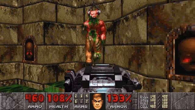 Deimos Anomaly - E1M8: Hell's Den (Blind Ultra-Violence 100%) смотреть онлайн