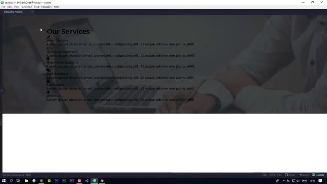 Responsive Services Section Using Only HTML & CSS смотреть онлайн