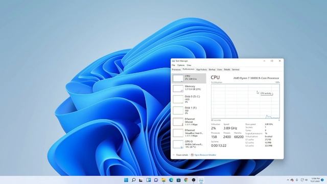 Check CPU Usage Windows 11/10 смотреть онлайн