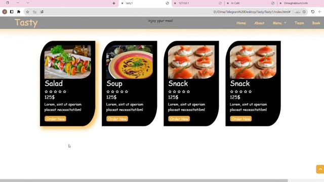 food website template using html, css, JavaScript#html #css #js #bootstrap #github #website смотреть онлайн