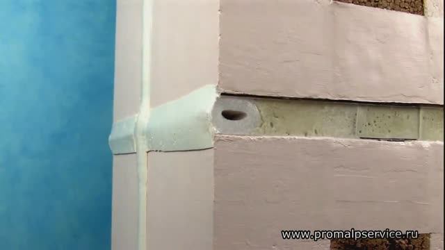 Утепление швов по Технологии Теплый шов