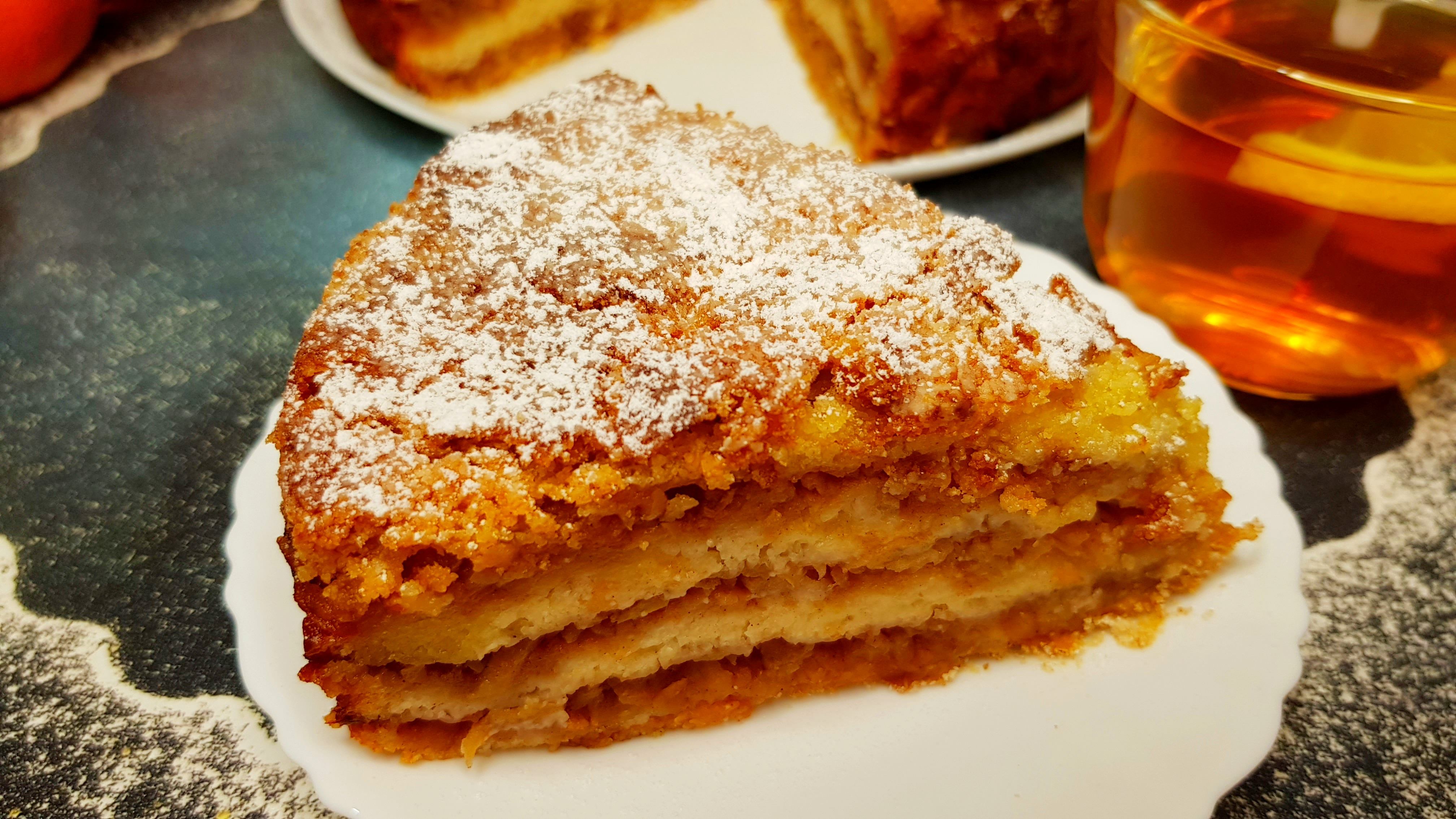 Невероятно простой и вкусный насыпной яблочный пирог – «Три стакана» - для ярких вкусовых эмоций смотреть онлайн