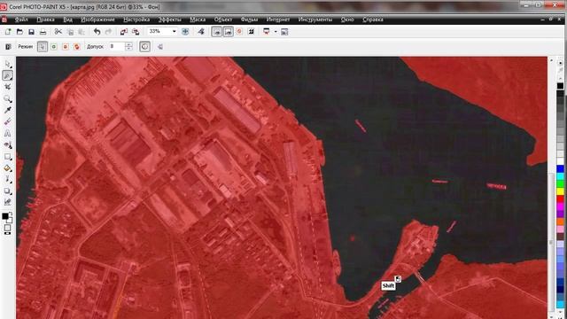 SAS.Planet склейка спутниковых снимков, обработка в Corel PP смотреть онлайн