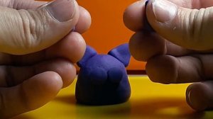 Кот или котёнок из пластилина. Как слепить из пластилина кошку. Plasticine cat