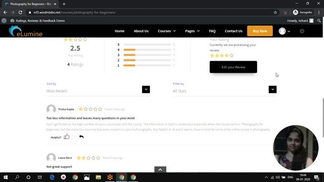 WISDM Ratings, Reviews and Feedback for LearnDash- Course Ratings and Review Settings смотреть онлайн