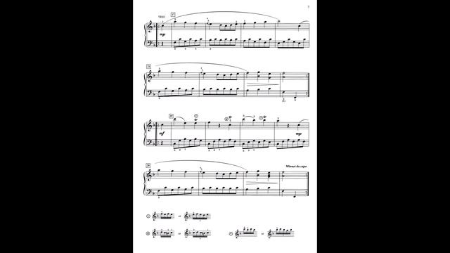 Minuet 1, From 8 Minuets With Trio K. 315g (W. A. Mozart) Partition, Score, Partitura.