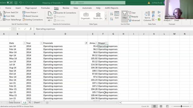 Advanced excel (Mapping And Automated recording of financial statements) смотреть онлайн