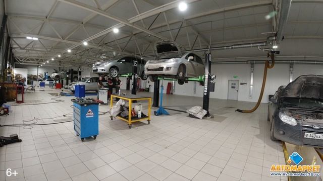 Работа специалистов автотехцентра "Автомаркет". Съёмка в ускоренном режиме. Март 2020 смотреть онлайн