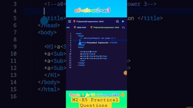 #m2r5_Practical_Paper|#M2-R5 Practical 2022|#Polynomial _Expression смотреть онлайн