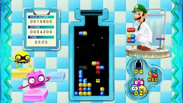 Fun With THIS Nintendo Wii U Puzzle Game! (Dr. Luigi #5) смотреть онлайн