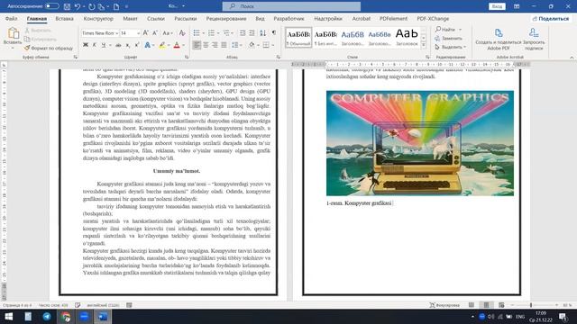 WORDDA MUSTAQIL ISH TAYYORLASH || MICROSOFT WORD DASTURIDA REFERAT YOZISH