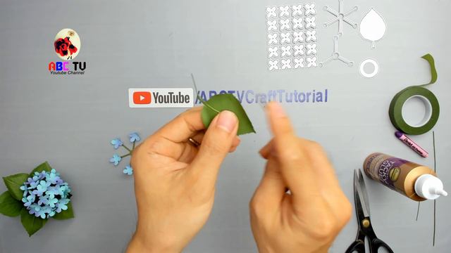 ABC TV | How To Make Easy Hydrangea Paper Flower | Flower Die Cuts (Slowly) - Craft Tutorial смотреть онлайн
