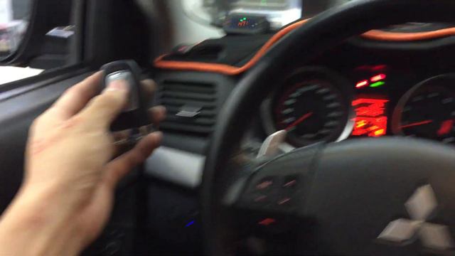 (翔欣汽車影音)MITSUBISHI FORTIS安裝KEYLESS系統-遙控發動示範 смотреть онлайн