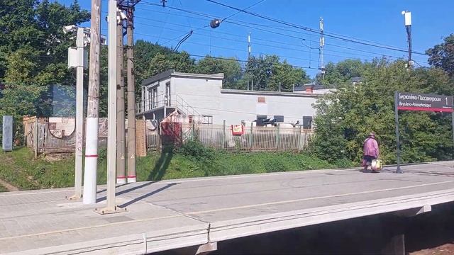 Электричка Домодедово - Москва ( Павелецкий вокзал). Ч.-1. от Расторгуево ( Видное) - до Чертаново. смотреть онлайн