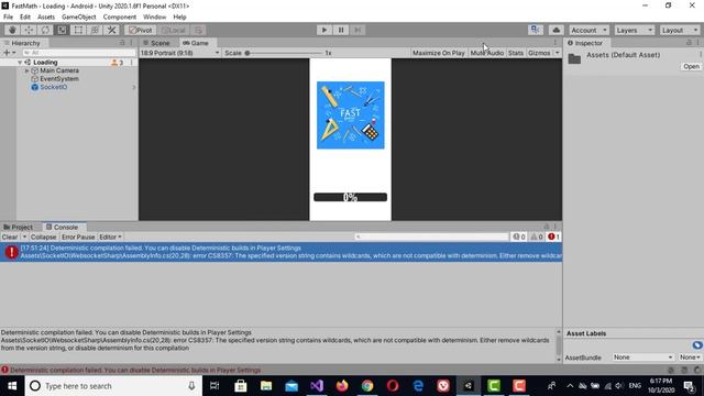 deterministic compilation failed (unity 2020) смотреть онлайн