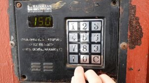 Как установить код квартиры на домофоне Rainmann CD2000