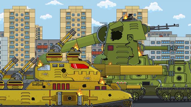 Новый РАТТЕ мультики про танки New Ratte - cartoons about tanks смотреть онлайн
