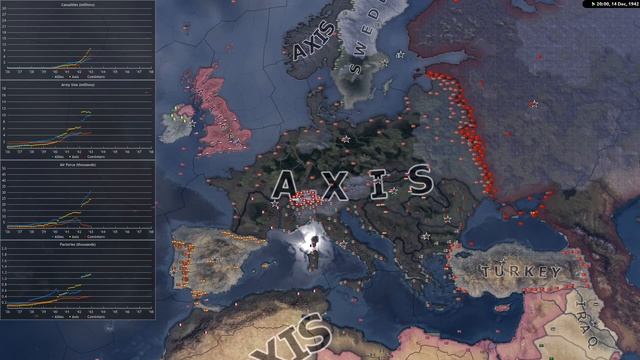 [HoI4] Timelapse - Top HoI4 AIs Simulate WW2 смотреть онлайн