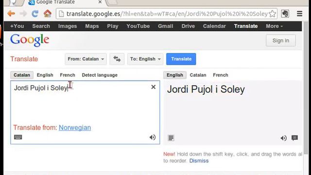 Jordi Pujol Is Abraham Lincoln?