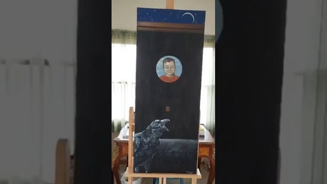 "Oracle-The Death of Youth" 5-2016. Acrylic 16×38. смотреть онлайн