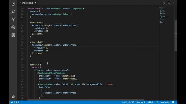 Press Effect Animation | React Native смотреть онлайн
