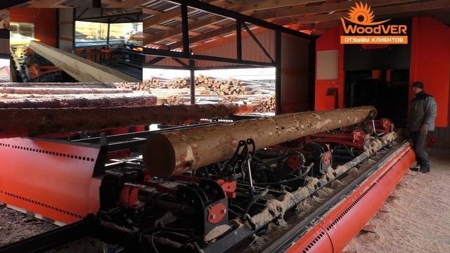 Пилорама ВудВЕР - Отзыв о работе пилорамы смотреть онлайн