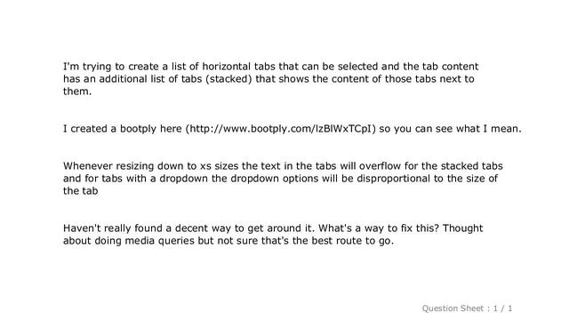 HTML : text overflow in stacked bootstrap nav-tabs смотреть онлайн
