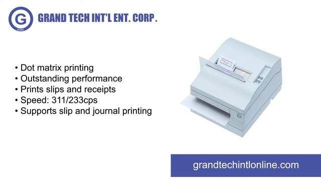 Epson TM-U950 Dot Matrix Printer смотреть онлайн